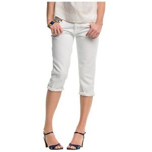 JCrew White Matchstick Cropped Peddlepushers