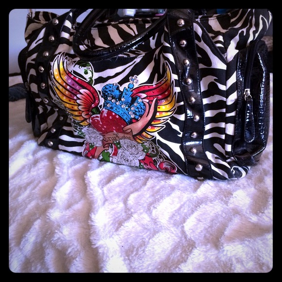 Tattoo Zebra Print bag