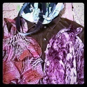 BUNDLE- jacket, 2 tops, free gift