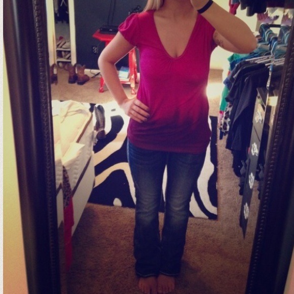 Magenta ombré tunic - Picture 2 of 4