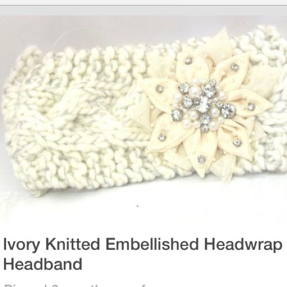 Ivory headwrap - Picture 2 of 2