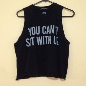 'You Can't Sit With Us' muscle tee