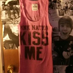 Pink tank top