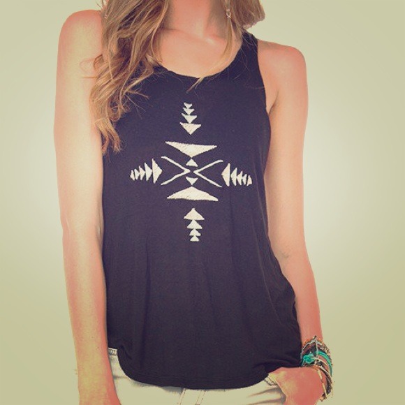 Brandy melville embroidered tank top