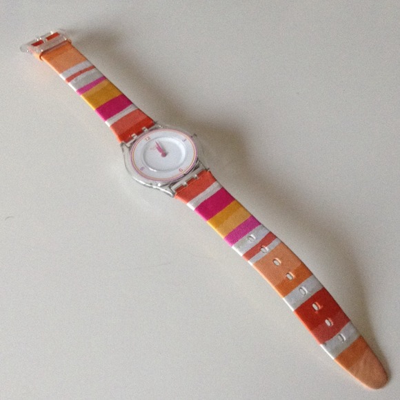 Swatch Watch   Fun Stripe Super Thin