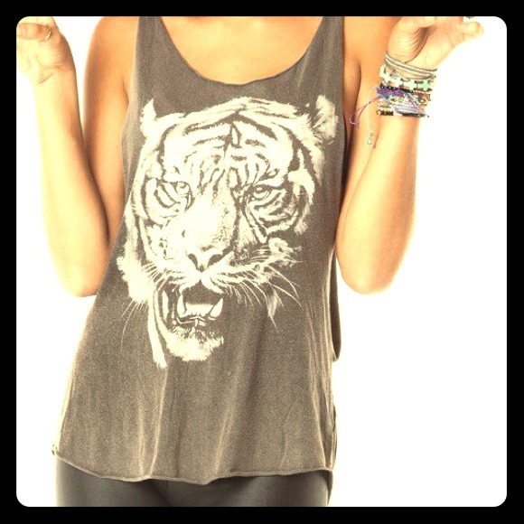 Brandy melville tiger tank top