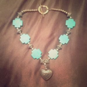 ❌RESERVED❌For @amadeb Chunky turquoise necklace
