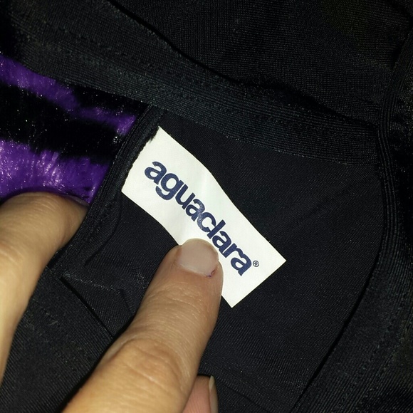 Sexy designer black monokini one piece swimsuit - Picture 3 of 3