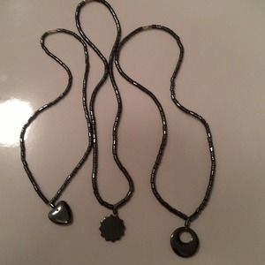 ✨ 2 Hematite Necklaces Bundle ✨