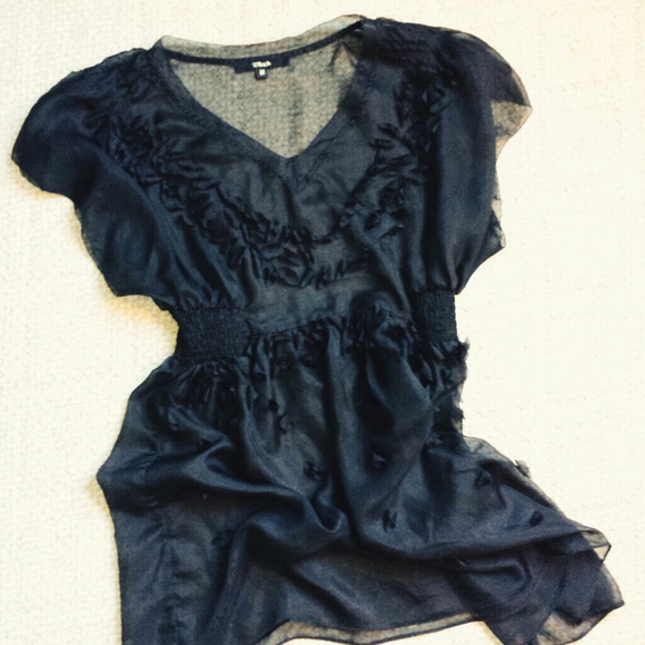 Sheer Black Top/Dress