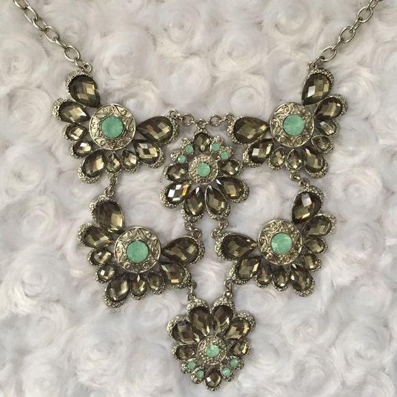Cookie Lee Opal Essence Statement Necklace - Picture 3 of 3