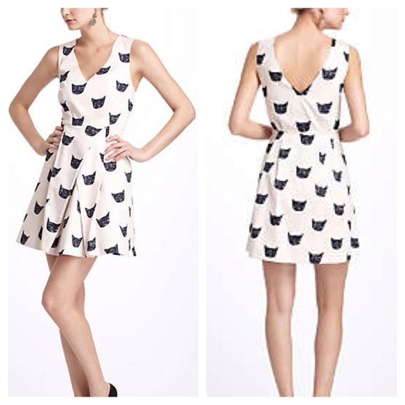 🚫SOLD🚫🎉HP x2🎉 Anthropologie Cat dress - Picture 4 of 4