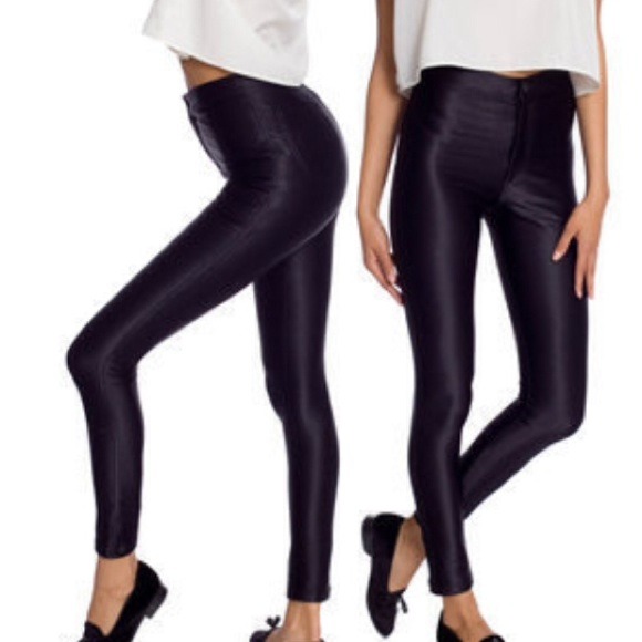 American Apparel black disco pant