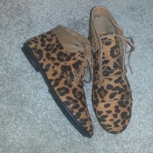 Leopard Print Boots