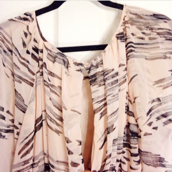 Sold - Pale Pink Zebra Print Dress - Picture 3 of 3
