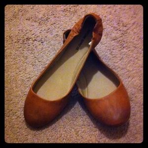 Tan Ballet Flats