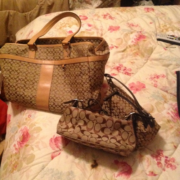 Coach Bags 3 Authentic Coach Bags Bundle Look Poshmark