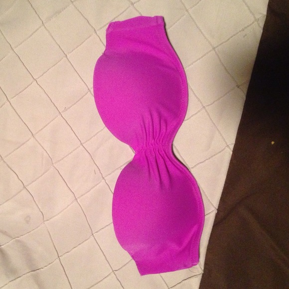 Bandeau bathing suit top