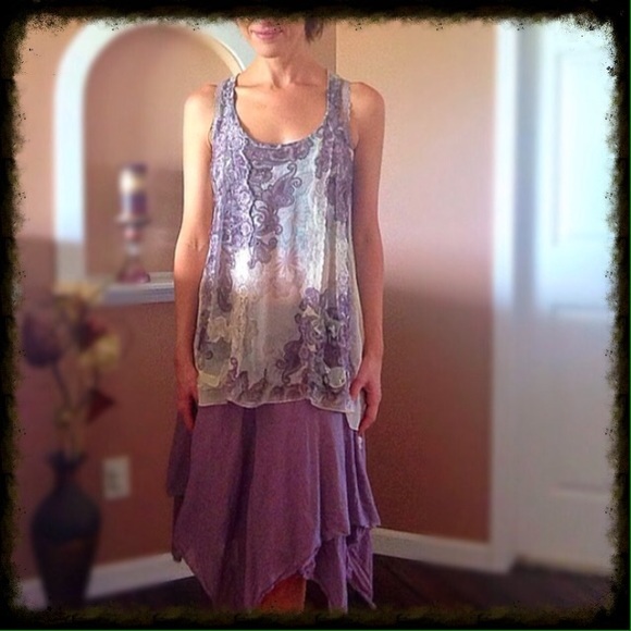 Beautiful boho tank - Picture 2 of 4