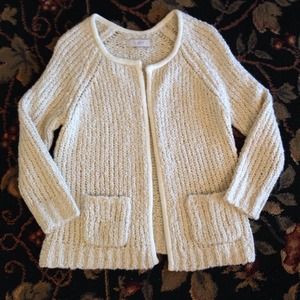 Cream cardigan sweater