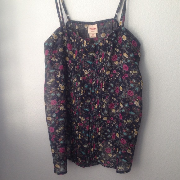 SOLD Colorful Floral Tank