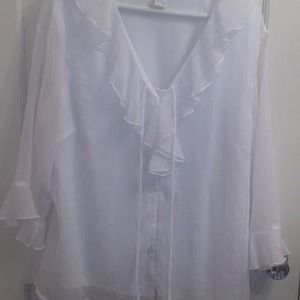 Light chiffon style  blouse.