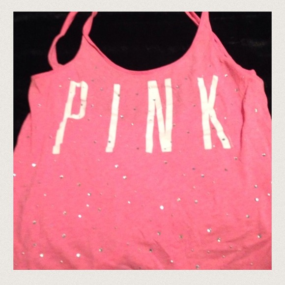 TRADED✔️❗️PINK brand by Victoria secret tank top - Picture 4 of 4