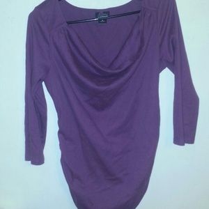 Purple Motherhood maternity shirt