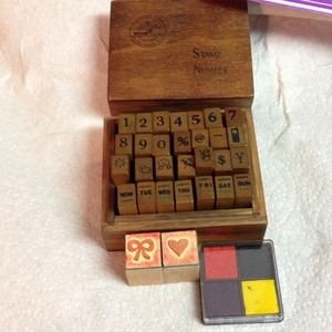 28 + 25 Pieces Stamp Set + Inkpad