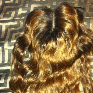 Custom colored closure PC 4x6 12" length