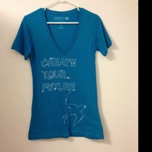 🚫SOLD🚫Blue vneck shirt