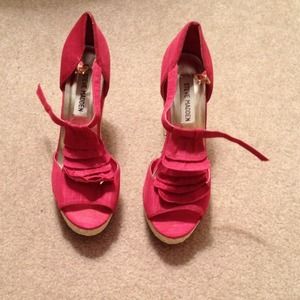 Pink Steve Madden Wedges