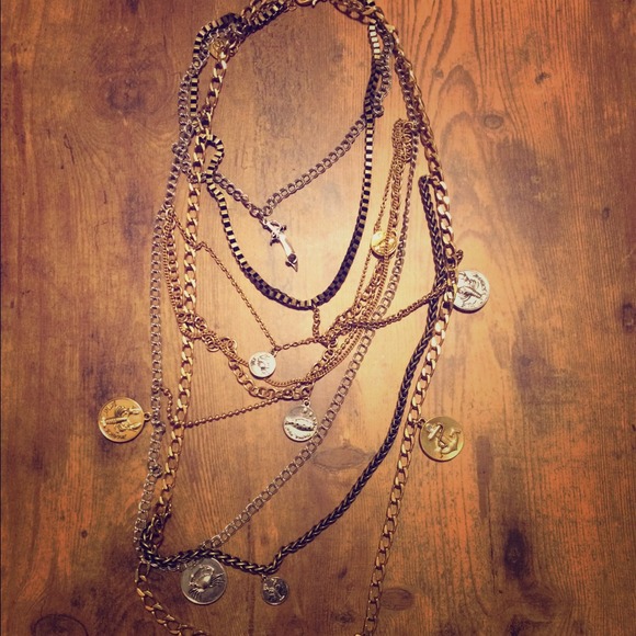 Betsey Johnson rare nautical coin necklace
