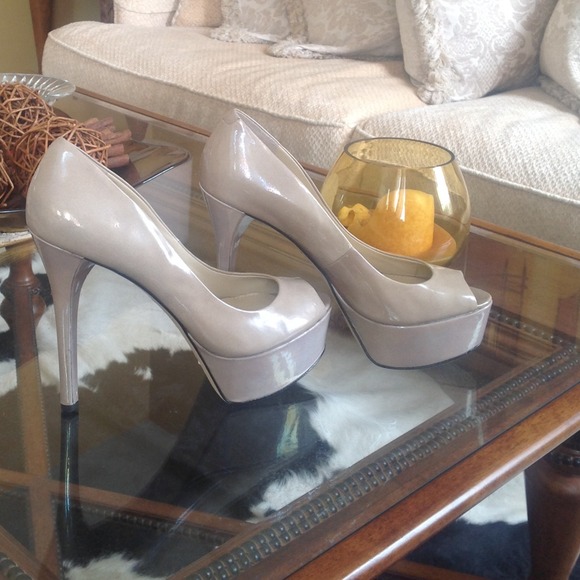 Brian Atwood Shoes - Brian Artwood Peep Toe Patent Leather Pumps