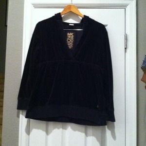 MICHAEL KORS velour high wasted hoodie