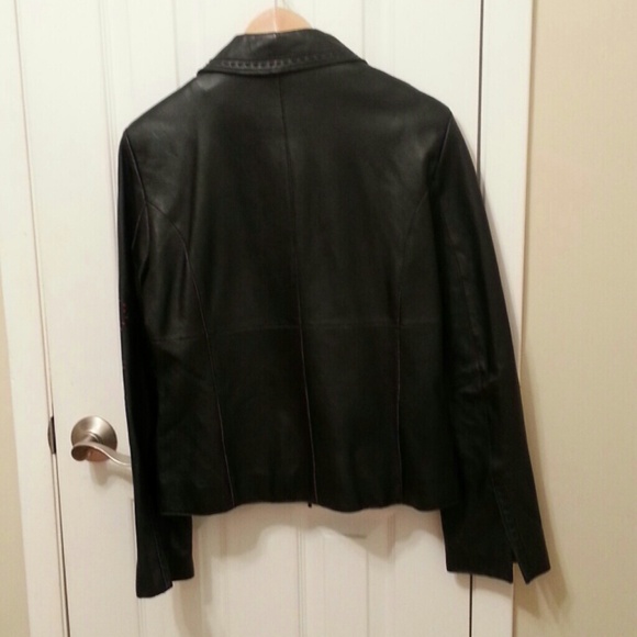 *REDUCED*Get ready for spring:) Hott black leather - Picture 4 of 4