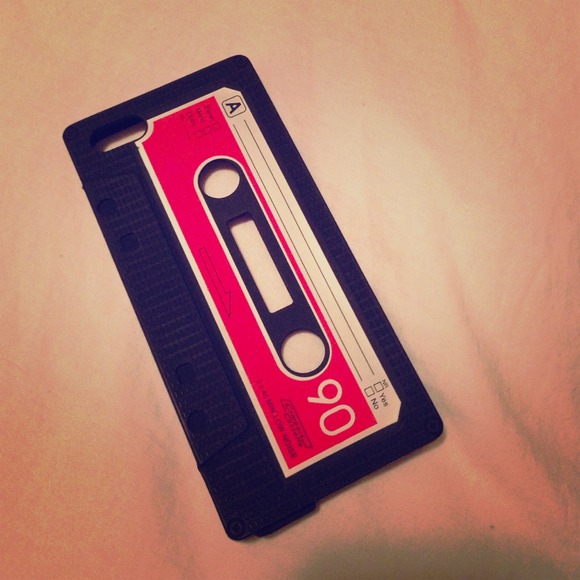 Rubber cassette case for iPhone 5/5s