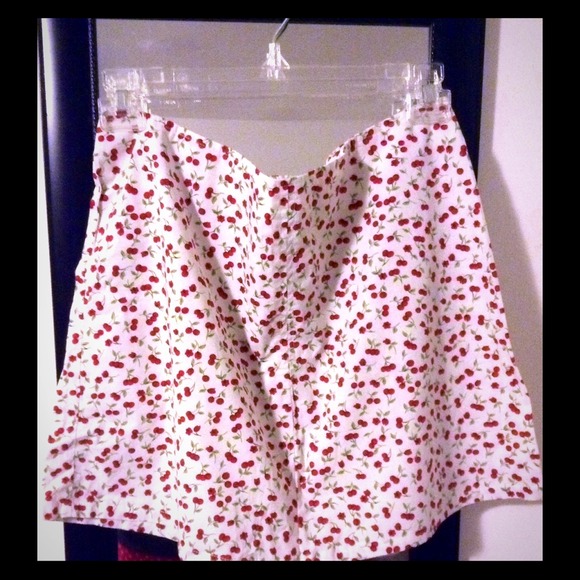 Cherry Print Skirt
