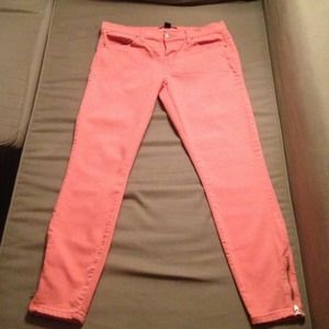 Forever 21 coral pant w zipper ankles 28 bundle