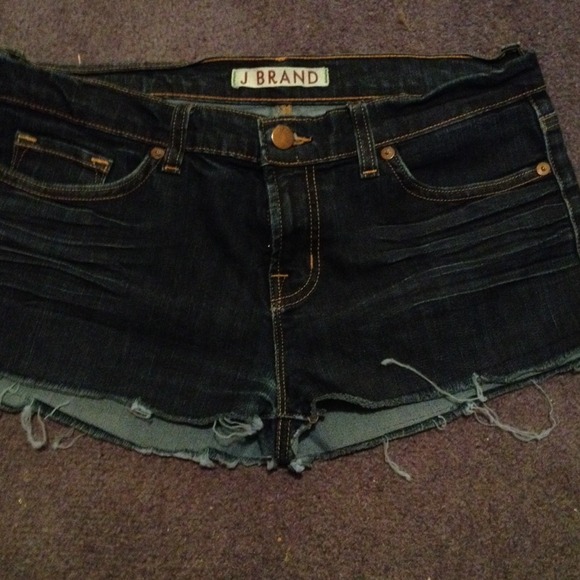 J Brand cigarette leg cut-off shorts