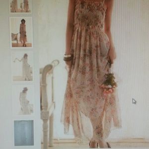 Casual beach boho maxi dress