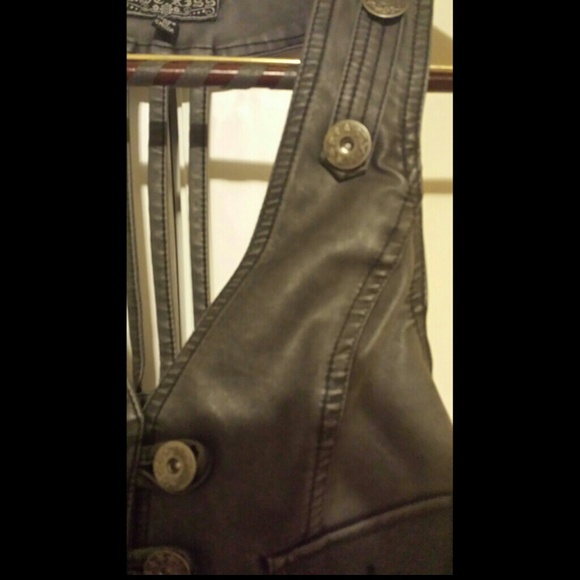 Faux leather vest. Very sexy! - Picture 2 of 3