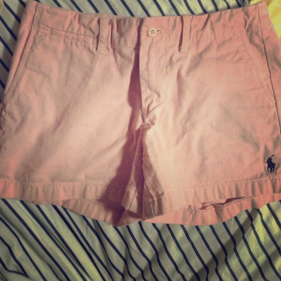 Bubble gum pink Ralph Lauren shorts 💕