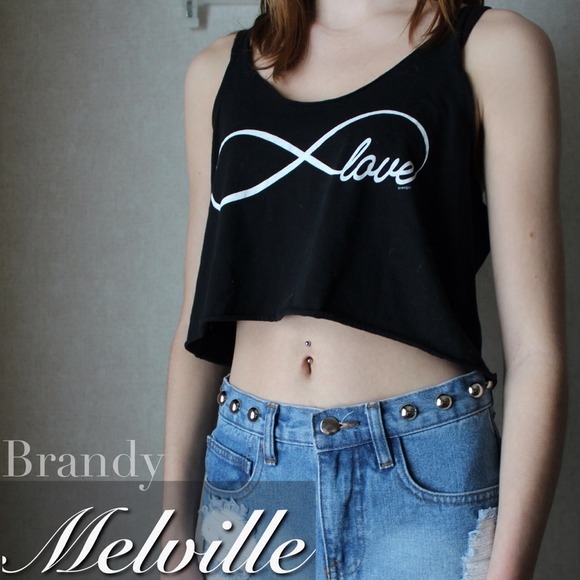 ♡SOLD♡ in vinted Brandy Melville Crop Top