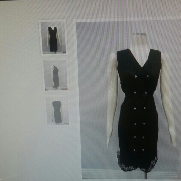 Closet princess black lace feminine button fr sexy
