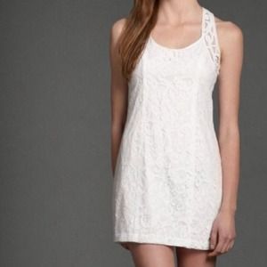 White summer dress Abercrombie & Fitch