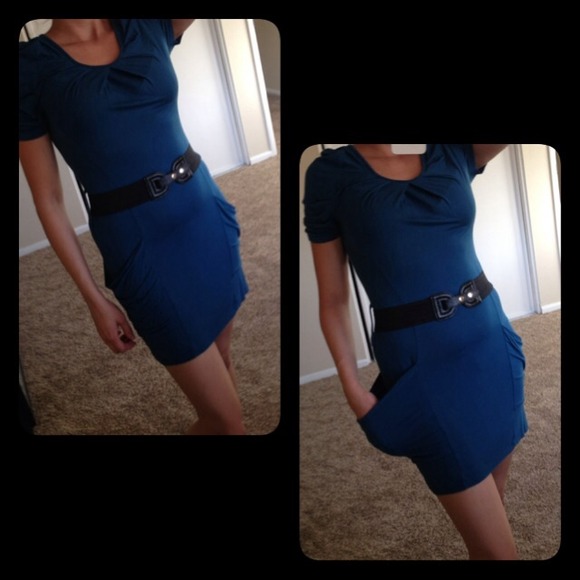 Turquoise/blue dress by Coolwear