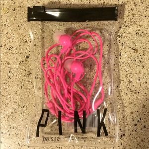 Victoria Secret Pink earbuds