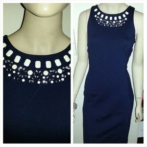 ***RESERVED***Navy Blue Dress M to XL