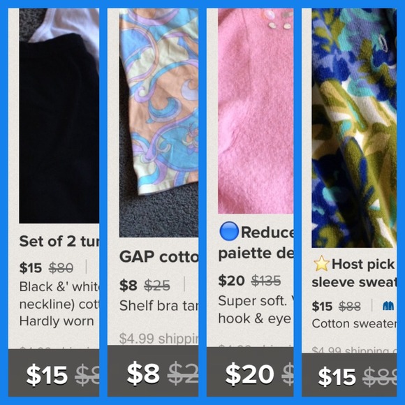 SOLD Bundle sweaters & tanks